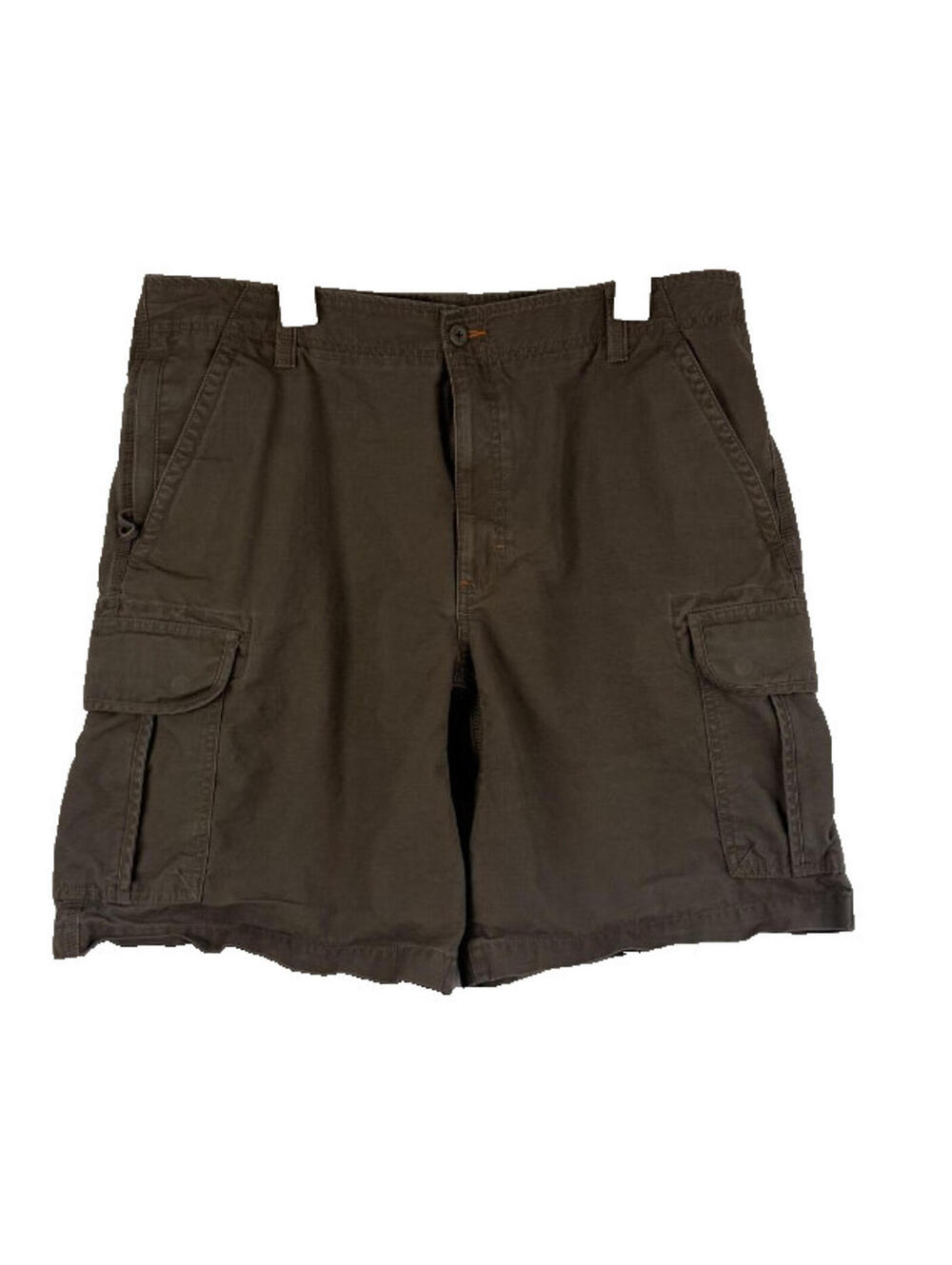 L.L. Bean Allagash Cargo Mens Shorts Size 38W Green Natural Fit